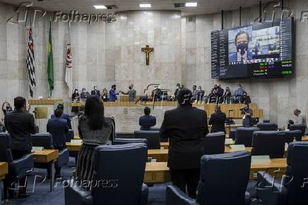 Cerimnia de posse dos 55 vereadores e do prefeito de SP, Bruno Covas