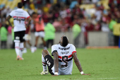 Partida entre Flamengo e So Paulo pelo Campeonato Brasileiro 2024.