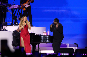 Cantora Mariah Carey se apresenta no Allianz Parque em So Paulo