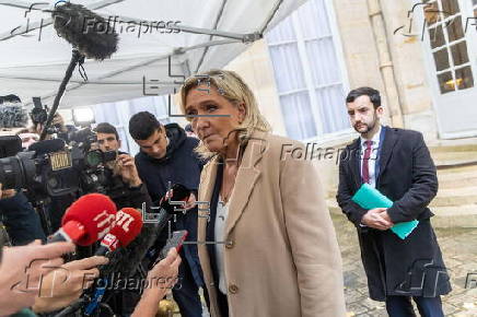 Opposition political parties representatives meet with French Prime Minister in Paris