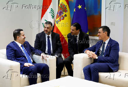 Spain's PM Sanchez and Iraqi PM al-Sudani meet in Madrid