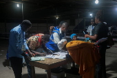 Vote counting following general election in Ghana