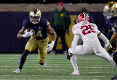 NCAA Football: CFP National Playoff First Round-Indiana at Notre Dame