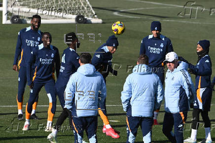 Entrenamiento del Real Madrid