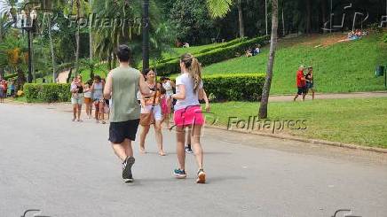 Movimentao no parque da independncia em so paulo