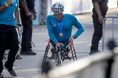 El brasileo Johnatas Cruz y la venezolana Magaly Garca ganan el Maratn CAF 2025