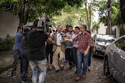Paulo Guedes concede entrevista coletiva aps reunio com Bolsonaro no Rio