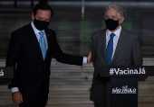 Doria recebe os ex-presidentes para divulgar vacina 