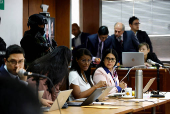 Ecuador's Attorney General Salazar attends hearing in Quito