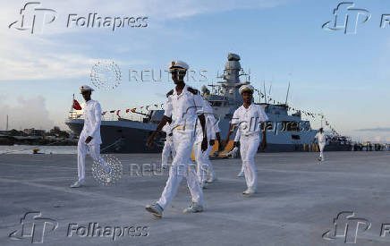 Turkey's first warship arrives at the Port of Mogadishu