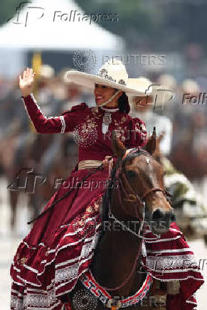 Military parade to celebrate the Independence Day hosted by President Andres Manuel Lopez Obrador, in Mexico City