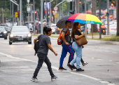 Temperatura cai em So Paulo