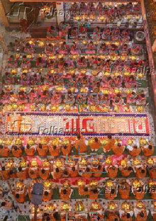 Hindu devotees take part in Rakher Upobash ritual, in Dhaka