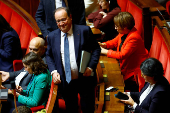 Questions to the government session at the National Assembly in Paris