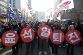 Protest in Seoul calling for the impeachment of South Korea's President Yoon