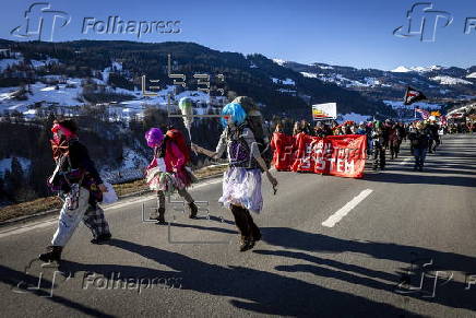 Anti World Economic Forum (WEF) protest