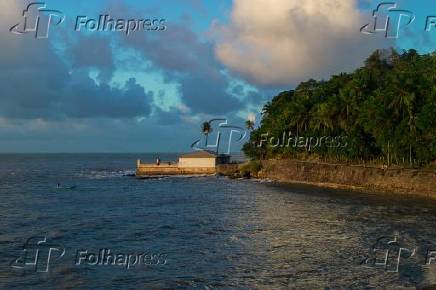 Fortaleza do Morro de So Paulo, na Ilha de Tinhar, na cidade de Cairu, na Bahia