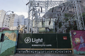 Fachada da subestao da Light em Copacabana, na zona sul do Rio de Janeiro