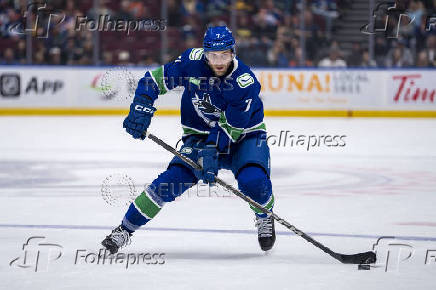 NHL: Edmonton Oilers at Vancouver Canucks