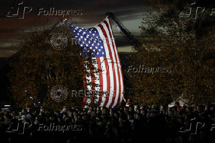 Democratic presidential nominee and U.S. Vice President Kamala Harris campaigns in Pennsylvania