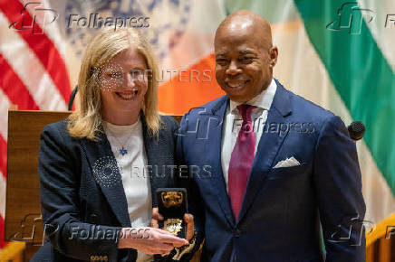 Jessica Tisch is sworn in as New York City Police Department Commissioner