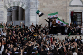 Syrians celebrate in Istanbul