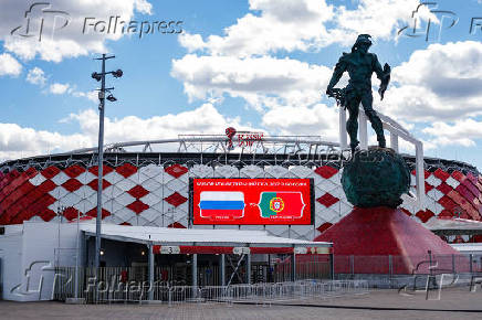 Vista geral externa da Arena Spartak