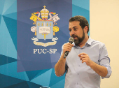 Encontro de Guilherme Boulos com estudantes da  PUC - SP