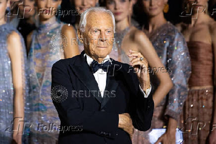 Giorgio Armani hosts runway show in New York