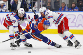 NHL: New York Rangers at Edmonton Oilers