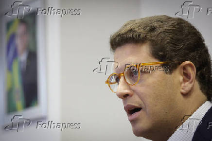 O ministro do Meio Ambiente, Ricardo Salles, em entrevista