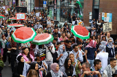 Rally in solidarity with Palestinians marking 76 years of the 