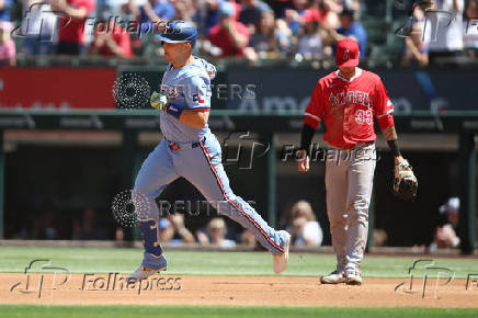 MLB: Los Angeles Angels at Texas Rangers