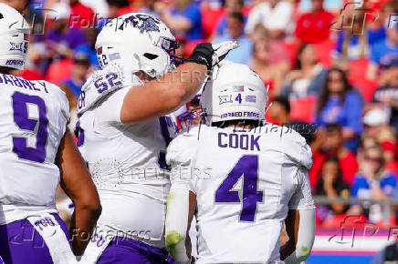 NCAA Football: Texas Christian at Kansas