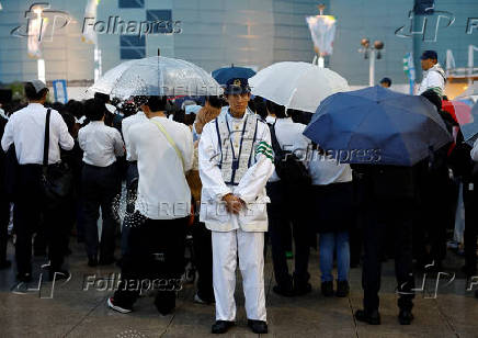 Japan's PM Shigeru Ishiba attends a campaign for the upcoming general election, in Kashiwa