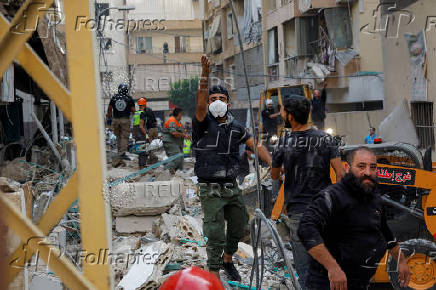 Israeli strike in Ras Al-Nabaa, in Beirut