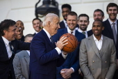 President Biden welcomes Boston Celtics to White House