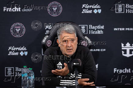 Inter Miami Head Coach Gerardo Tata Martino press conference in Fort Lauderdale