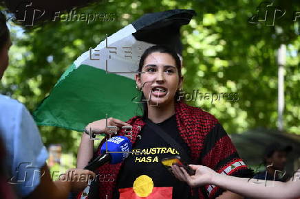 'School Strike for Palestine' march in Melbourne