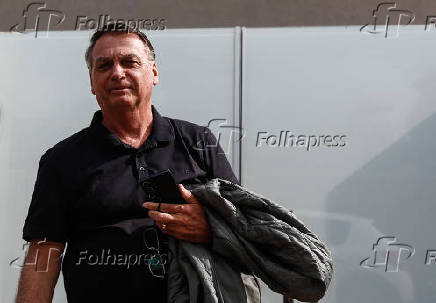 Jair Bolsonaro horas antes de prestar depoimento  PF