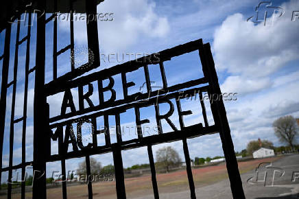 German Ministers visit a former Nazi concentration camp in Oranienburg