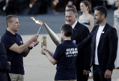 Olympic Flame Handover Ceremony