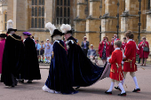 Britain's King Charles hosts Garter Day at Windsor Castle