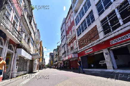 Rua da abandonada no Recife