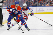 NHL: New York Rangers at Edmonton Oilers