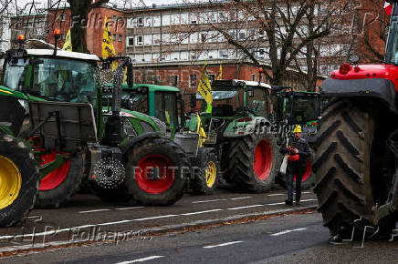 Protest against the EU-Mercosur Trade Agreement in Strasbourg