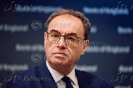 Governor of the Bank of England Bailey attends the biannual Financial Stability Report press conference, in London