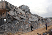 Scenes of destruction after Israeli forces withdrew from a part of Nuseirat