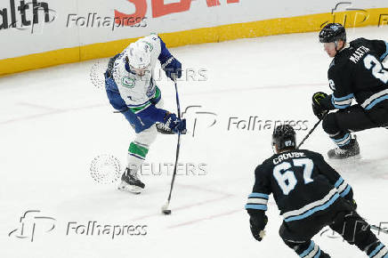 NHL: Vancouver Canucks at Utah