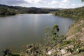 Barragem do Capo da Serra, localizada nos arredores da comunidade de Macacos (MG)